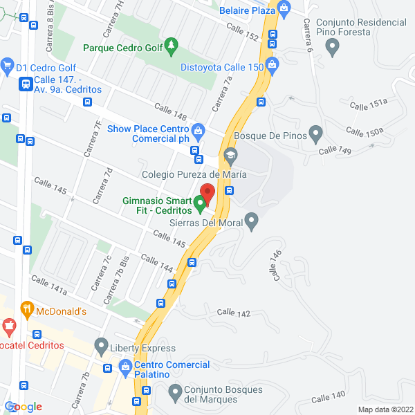 Mapa de Fresh Blossom S.A.S.