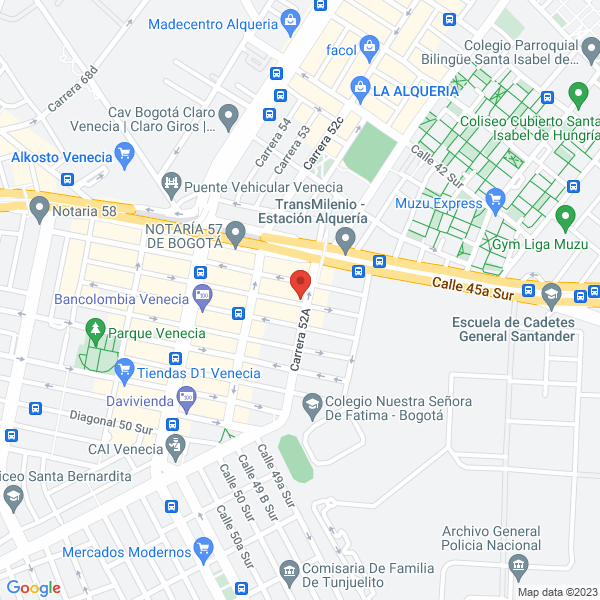 Mapa de Industrias Prin Ltda.
