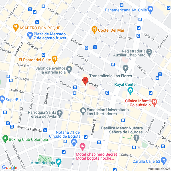 Mapa de Distribuidora Señalame Ltda