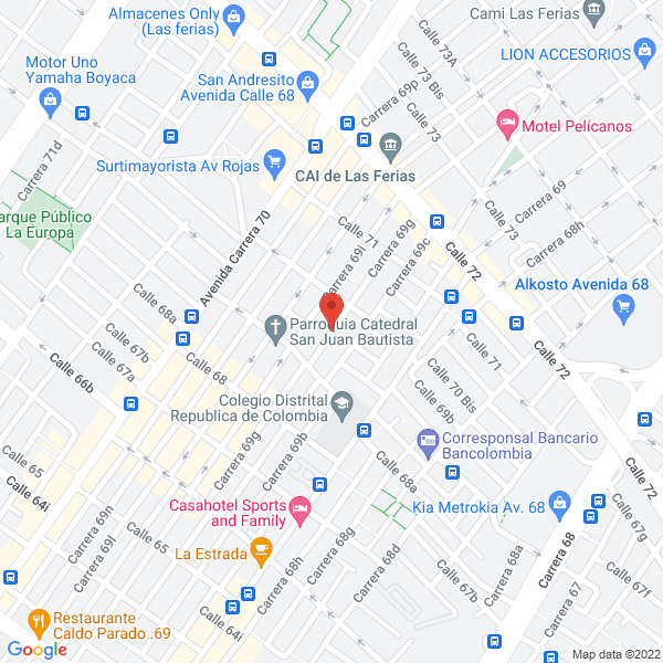 Mapa de Lavacentro El Chico Plus
