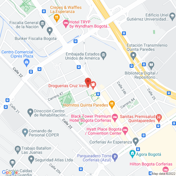 Mapa de Anselmo Alberto Laiton Buitrago