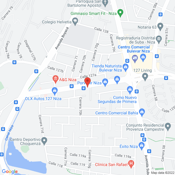 Mapa de B Y L Seguros Ltda.