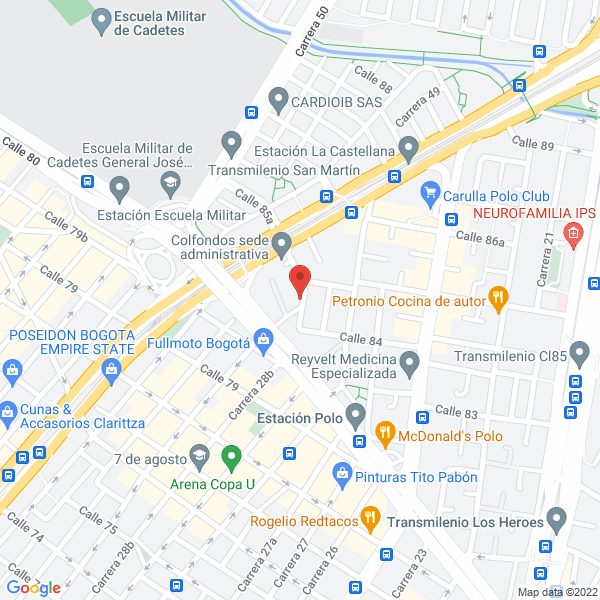 Mapa de Agencia De Aduanas Global Ltda.