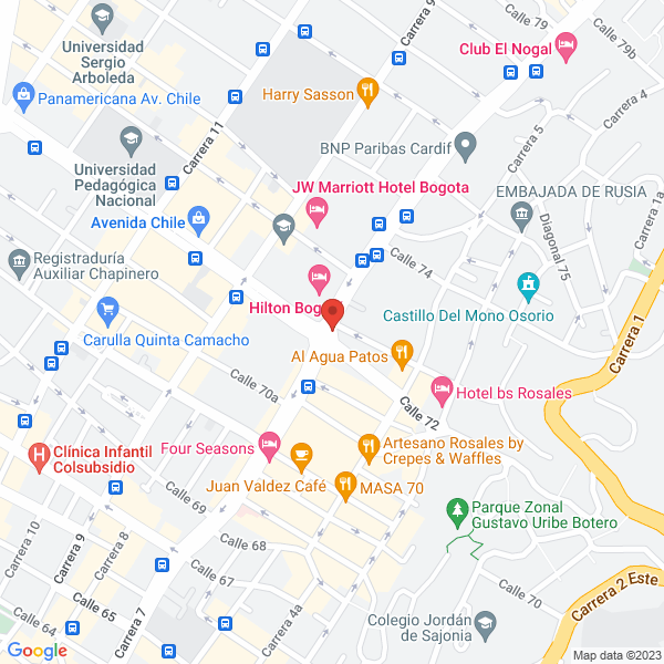 Mapa de Robledo Casas Y Compania Sociedad En Comandita