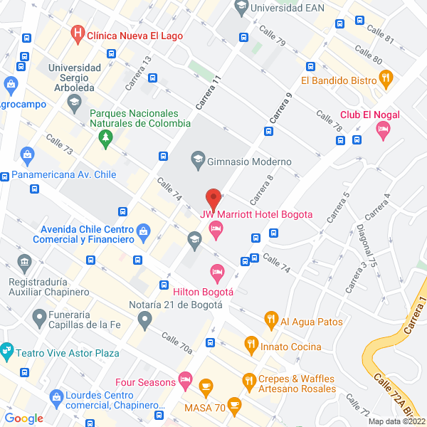 Mapa de Global Education Group Colombia S.A.