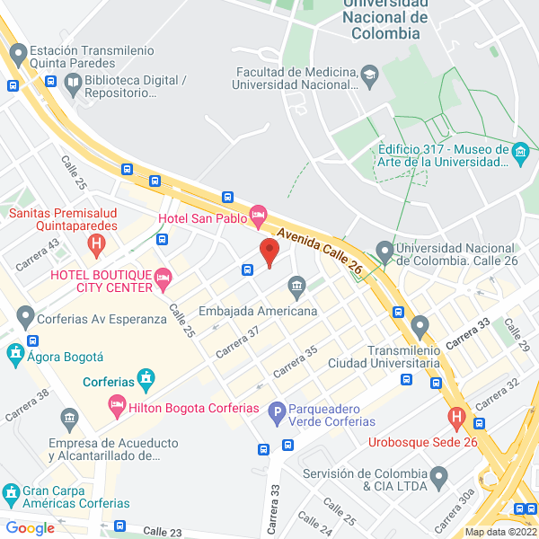 Mapa de Germán Ernesto Rodríguez Mora