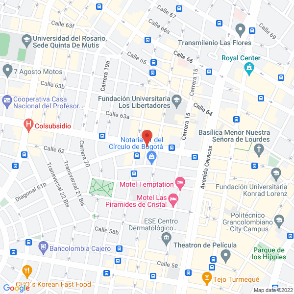 Mapa de Farmacia London Homeopatia