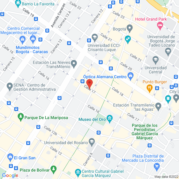 Mapa de Billares Champion Y Continental