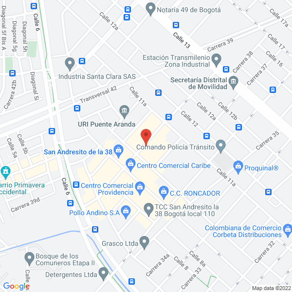 Mapa de Comercializadora Jb Ltda.