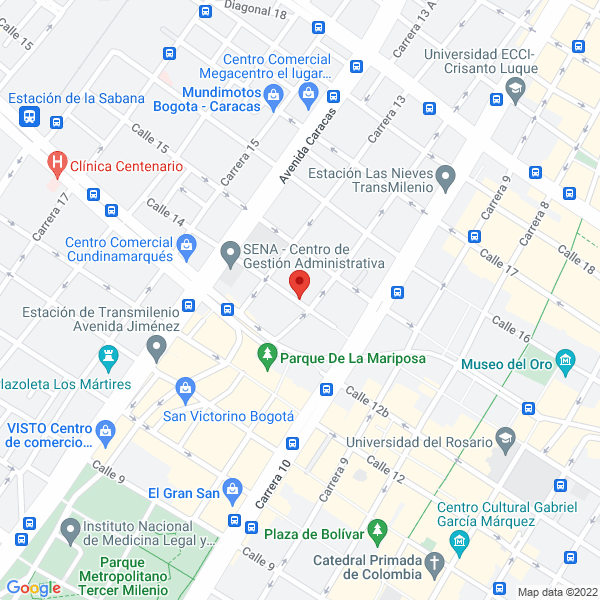 Mapa de Central Colombiana De Eléctricos E.U.