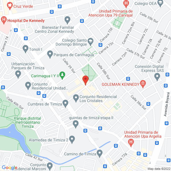 Mapa de Jamac Comercializadora Ltda.