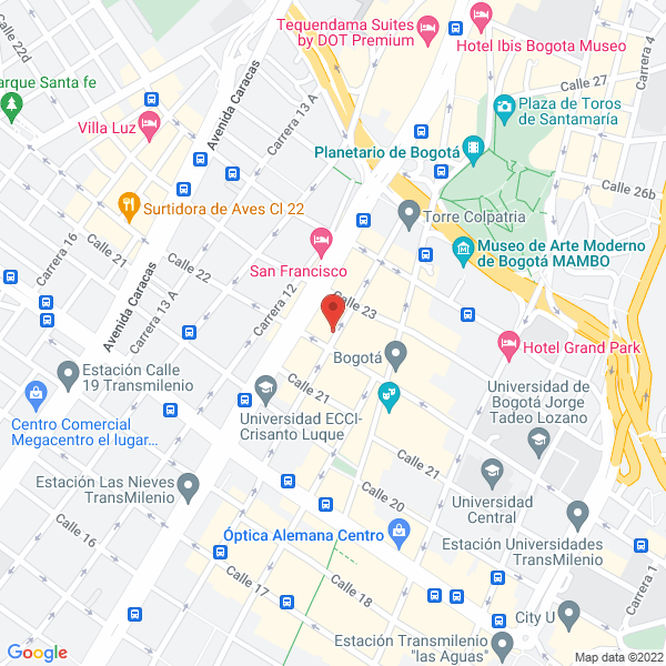 Mapa de Grupo Kenwood De Colombia
