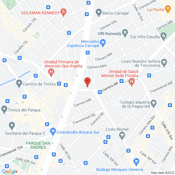 Mapa de Auto Center Skoda