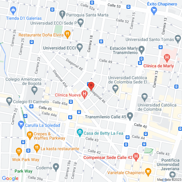 Mapa de Fundación Misionera Cristo Maestro