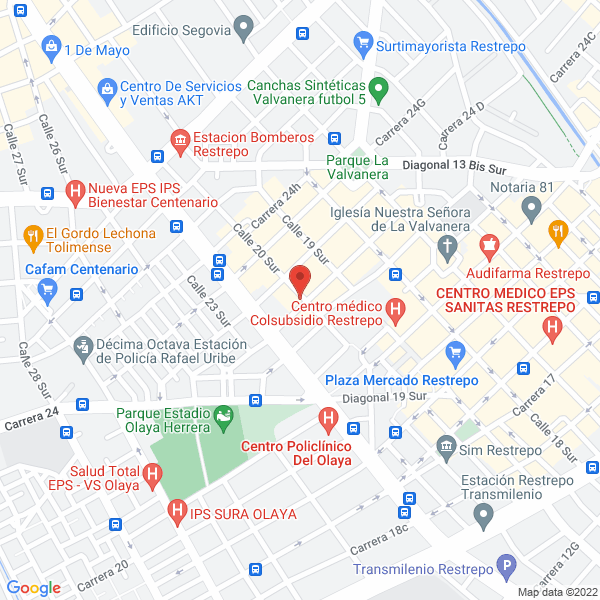 Mapa de El Palacio De Los Tocones