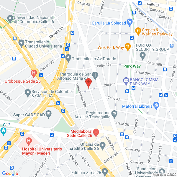 Mapa de Canal 13
