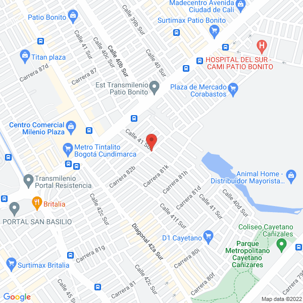 Mapa de Industria De Papeles Y Carbonados Ltda.