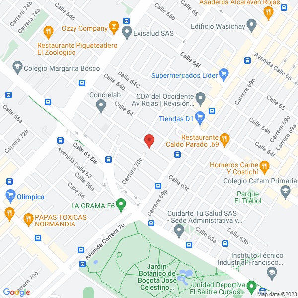 Mapa de G&M Ingeniería Metalica Estructuras Y Montajes S.A.S.
