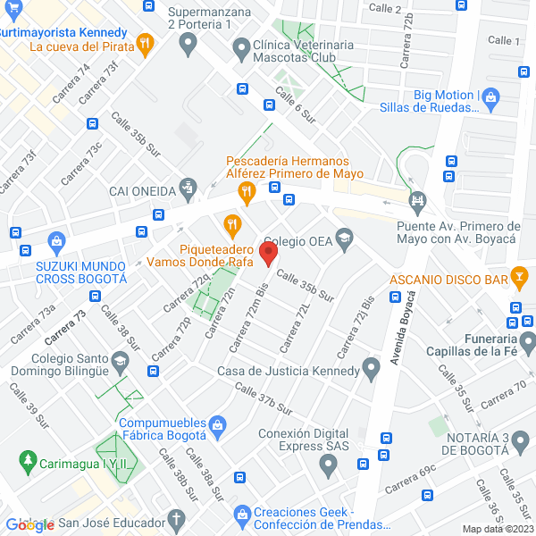 Mapa de Montitécnicos Ingeniería Y Montajes Ltda.
