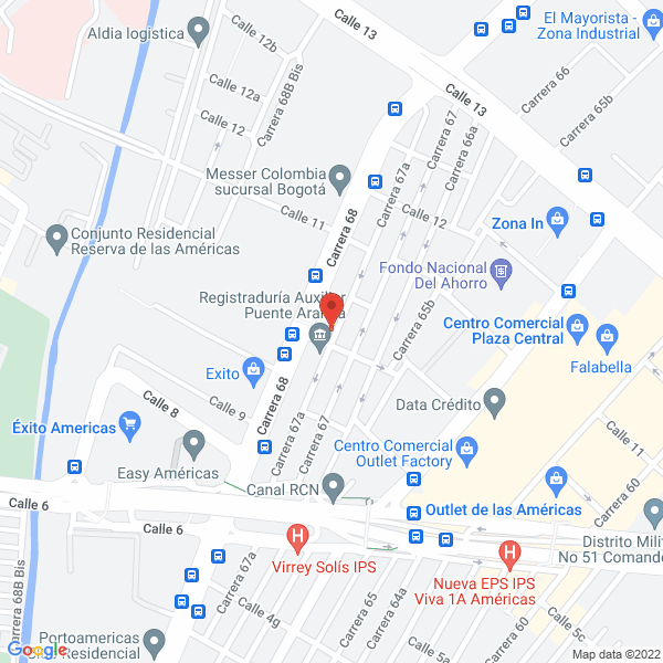 Mapa de Hernando Patarroyo Sánchez