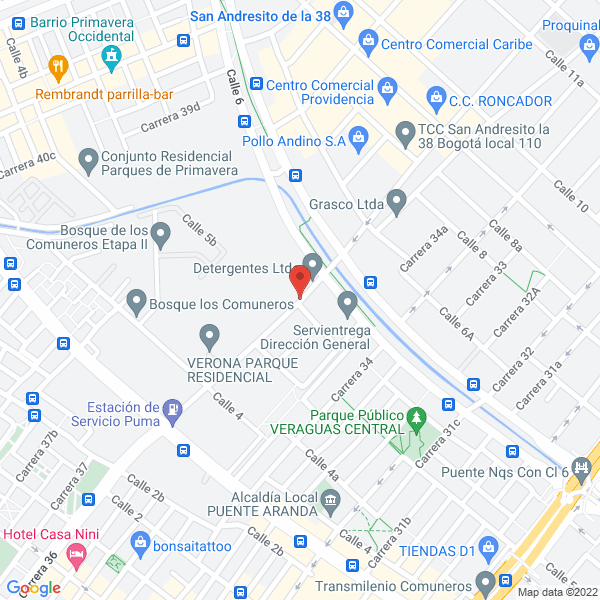 Mapa de Carrocerias Romber S.A.S.