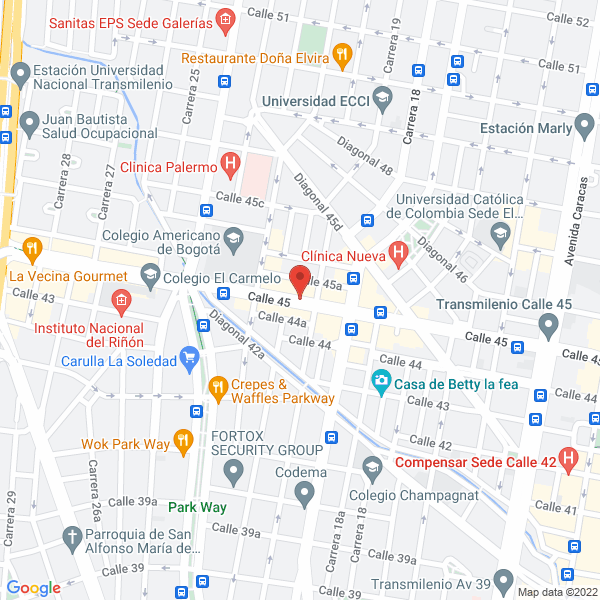 Mapa de Restaurante Mi Huila
