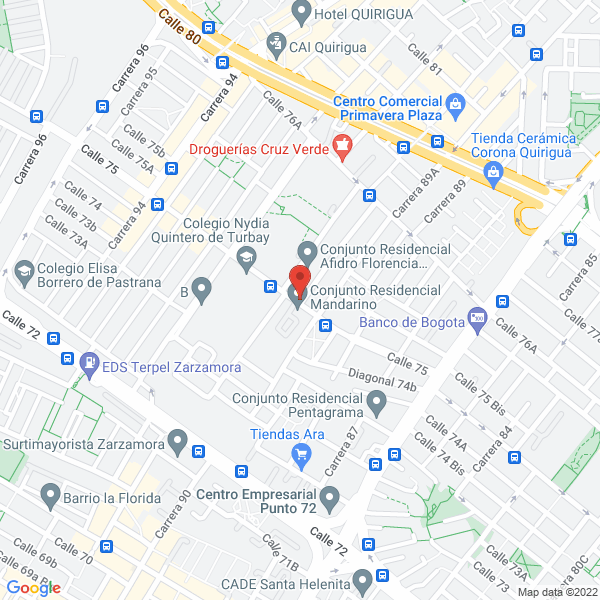 Mapa de Auto Lavado Florencia