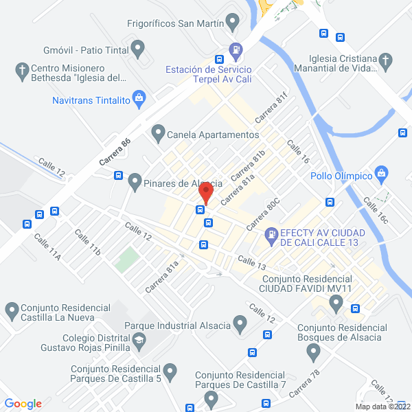 Mapa de Carlos Augusto Arcila Zuluaga