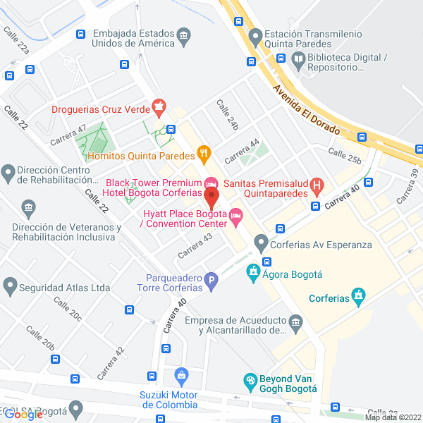 Mapa de Renta Displays Ltda
