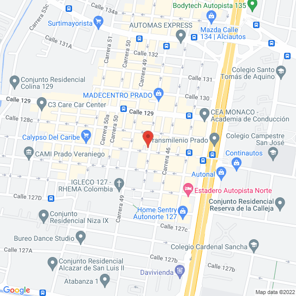 Mapa de Ferrecortes Del Prado Ltda.
