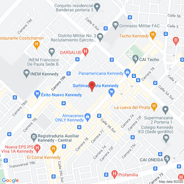 Mapa de Impresores Gráficos De Colombia