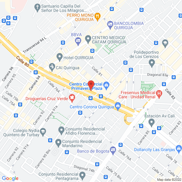 Mapa de Promotora Motors
