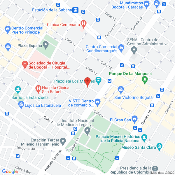 Mapa de Gilberto Bernal
