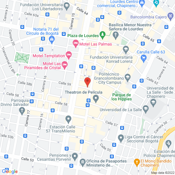 Mapa de D Y G Asesores