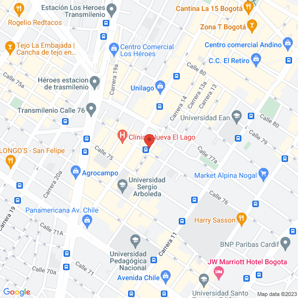 Mapa de Rosenblatt International De Colombia Ltda.
