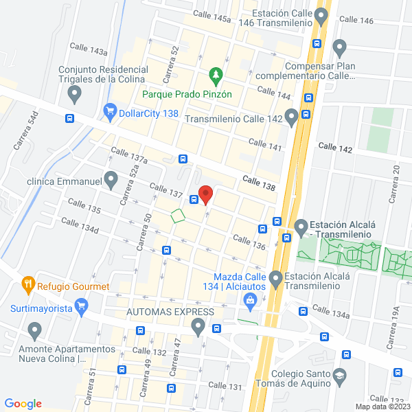 Mapa de Inmetacol Ltda.