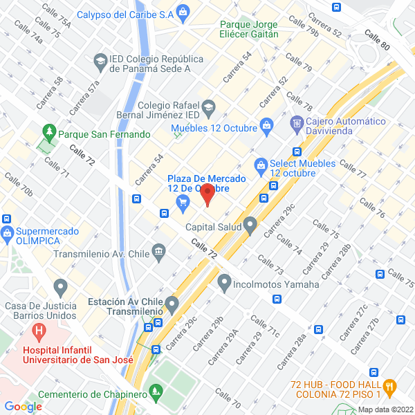 Mapa de Fayco Ltda