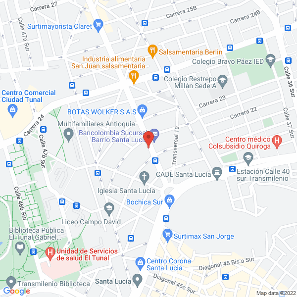 Mapa de Laboratorios Daster Ltda.