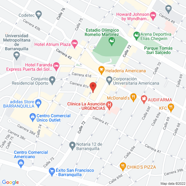 Map of Peluqueria Primavera Kids