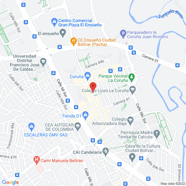 Mapa de Veterinaria Recién Pescado