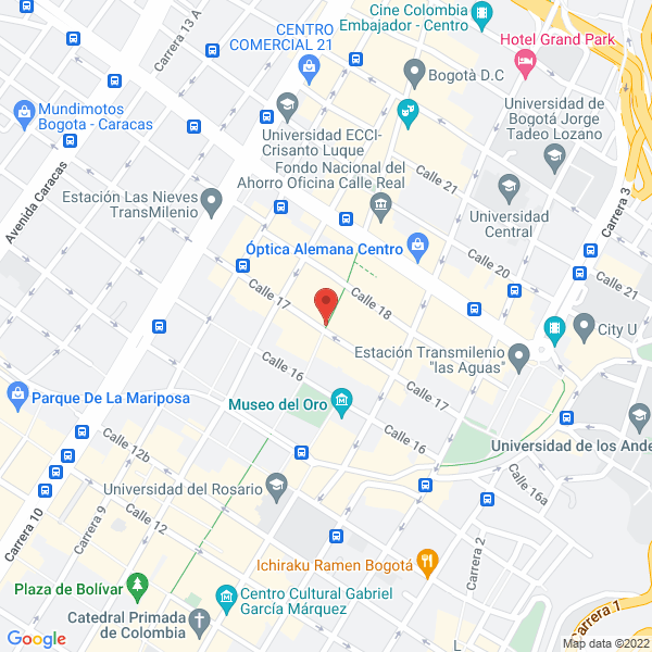 Mapa de B Y B Comercial Bp S.A.S.