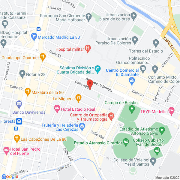 Mapa de Taller Arte Mariana