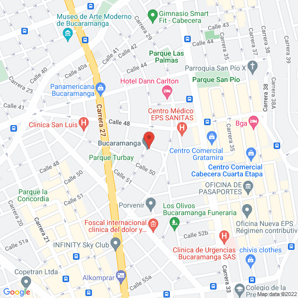 Map of Liliana Maria Jaramillo Bernal
