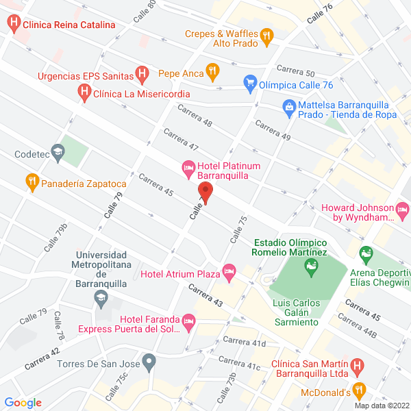 Map of Autopartes Liévano