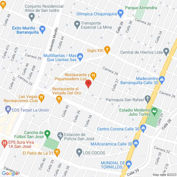 Map of Disinco Ltda.
