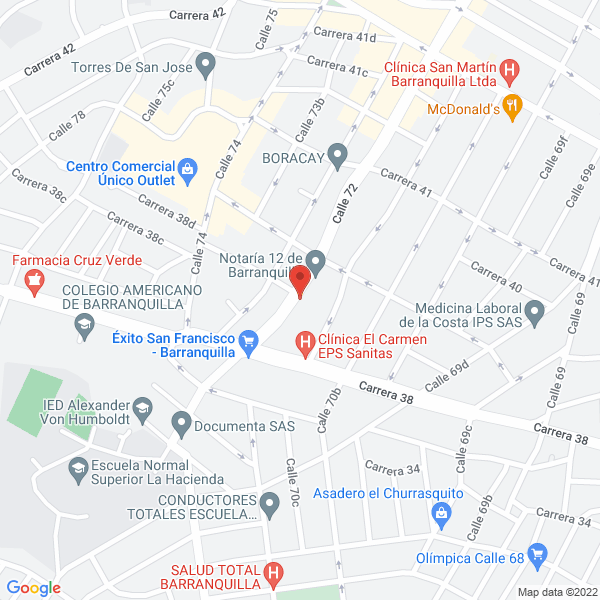 Map of Espectra Comunicaciones Ltda.