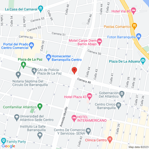 Map of Creditos Ranco Ltda.