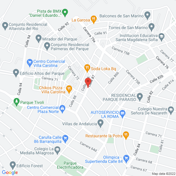 Map of Comercializadora Lovega S.A.S.