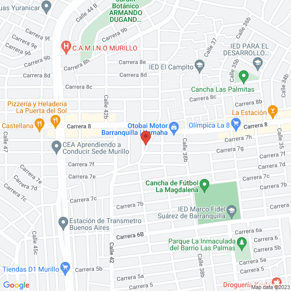 Map of Hidroservicios Industriales Alcar & Cía. Ltda.