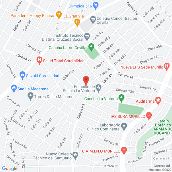 Map of Incara Ltda.